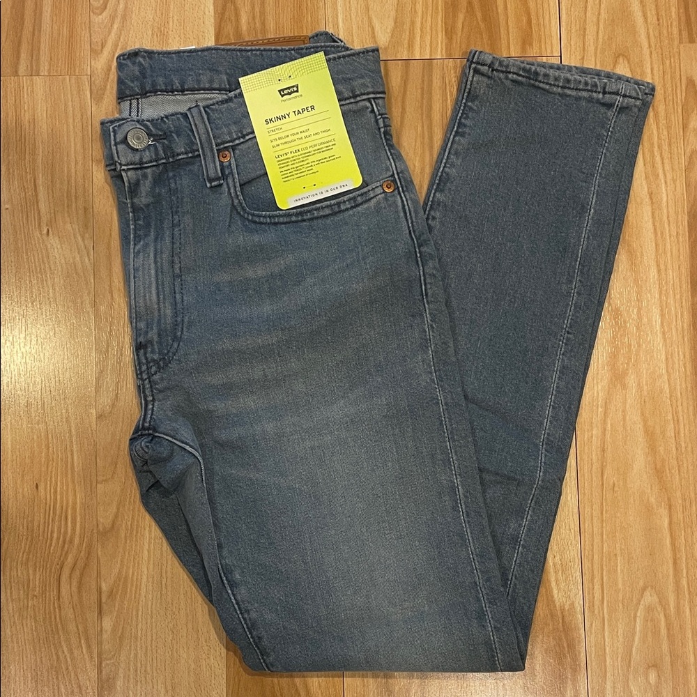 Levi's Men's Skinny Jeans - Dark Gray